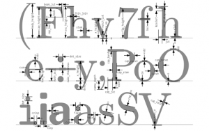 A font file is a series of instructions on how to draw letters and numbers